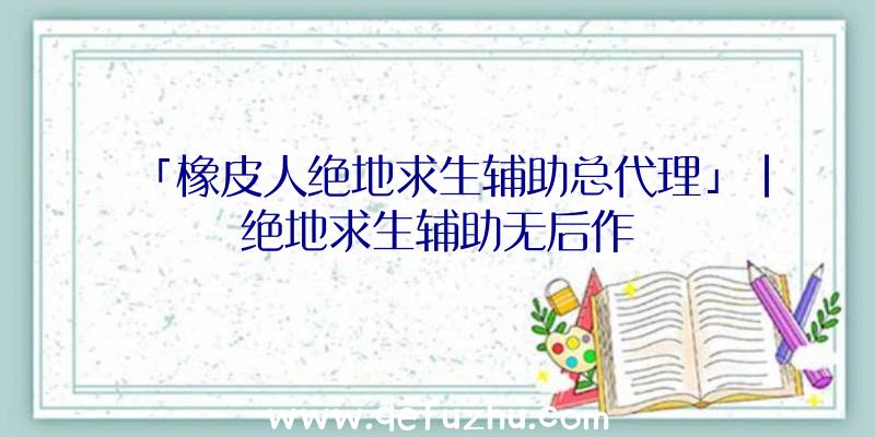 「橡皮人绝地求生辅助总代理」|绝地求生辅助无后作